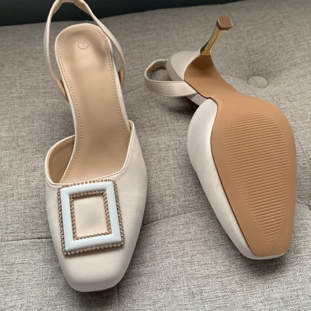 Bridal stiletto heels white - Picture 6 of 6